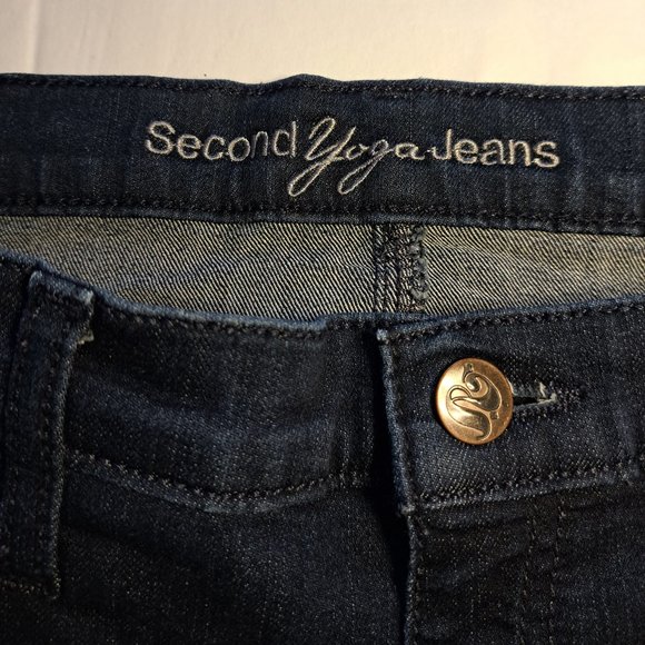 YOGA JEANS Rachel womens SIZE 29 JEANS LOW RISE (8.5") skinny MADE in CANADA - Picture 5 of 10